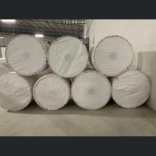 White Pp Woven Fabric Roll For Packaging, 12 To 36 Inch Size And 2.25 To 7 Grams