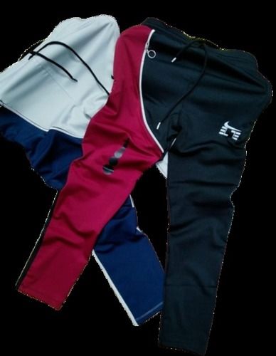 Robust Design Black Red White Blue Cotton Lower For Mens With Eye Catching Look 