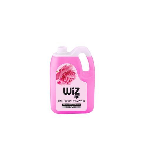 Safe To Use Wiz Pink Coconut Calypso Spa Body Wash Refill Can - 5L