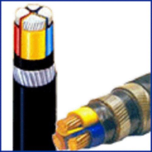 Anti Crack And Melt Black Pvc Power Cables For Heavy Duty Electrical Works Length: Comes In Various Option  Meter (M)