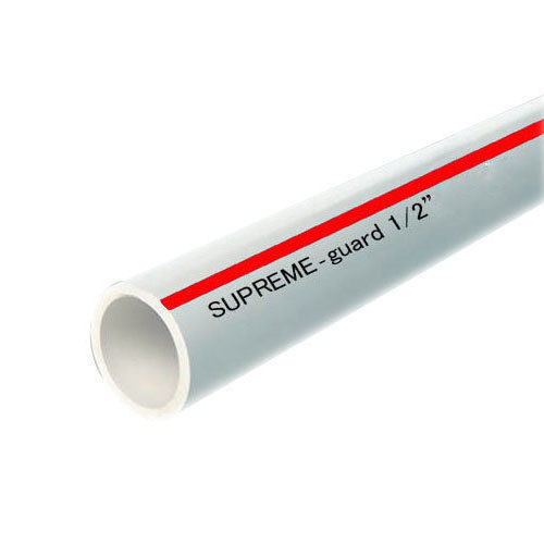 Durable And High Grade Round Shape White Supreme Upvc Pipe Diameter: 5-7 Inch (In)