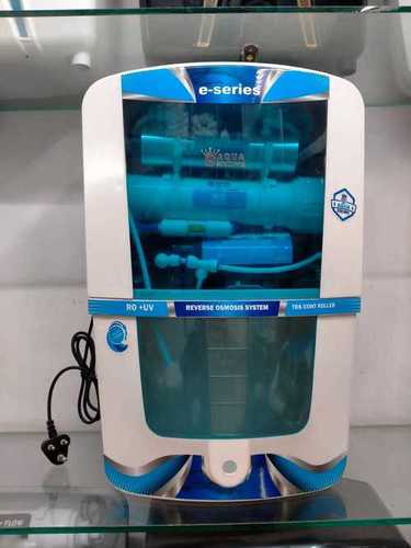 Longer Functional Life White And Sky Blue E Series Ro Water Purifier Machine Installation Type: Cabinet Type