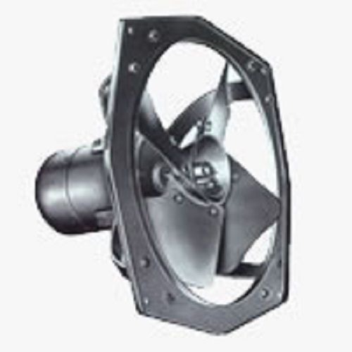 Gray Metal Body And Round Shape 4 Blades Exhaust Fan With Low Power Consumption