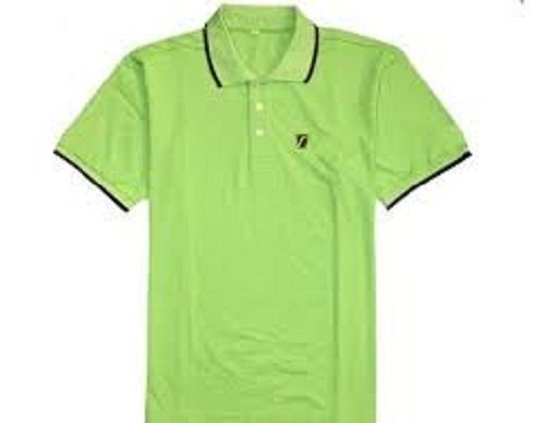 Plain Pattern Light Weight Short Sleeves Green T- Shirt For Mens Age Group: Customize