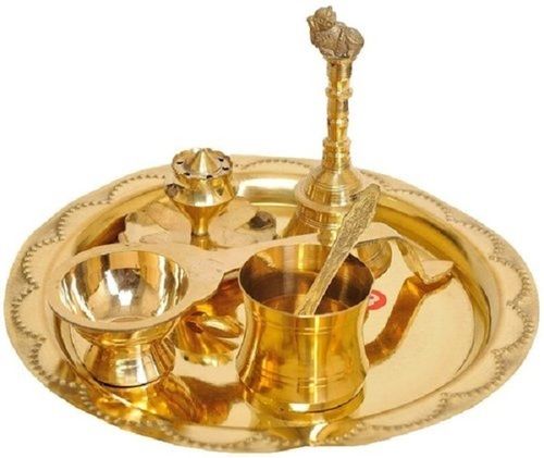 Premium Hand Crafted Brass Pooja Items With Attractive Look For Home, Temples