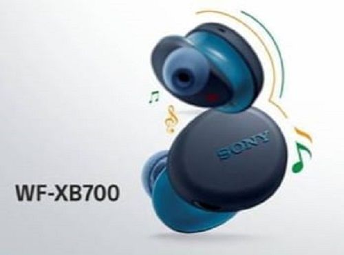 Blue Strong, Punchy Low End Sound Wf-Xb700 Wireless Headphones