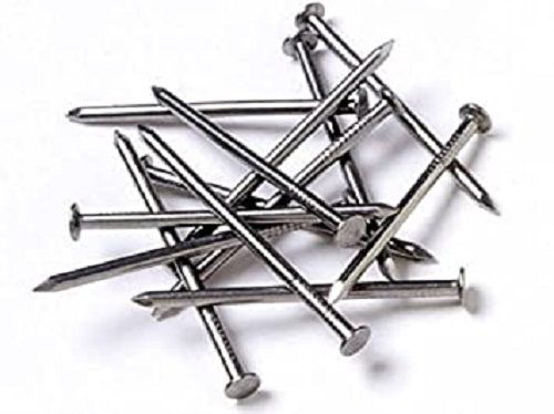 Strong Round Wire Nails Iron Metal 1.5 Inch (50 Pieces)