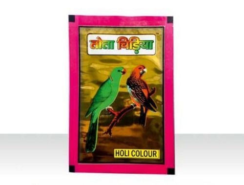 Tota Chidiya Pouch 10gm Holi Colour (Pack of 100 pouch)