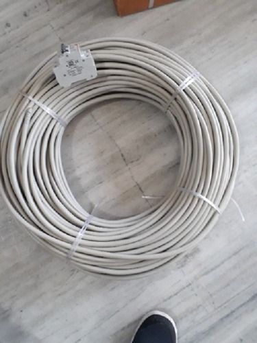 White Color Electric Cable For Electrical Applications And House Wiring Application: Industrial