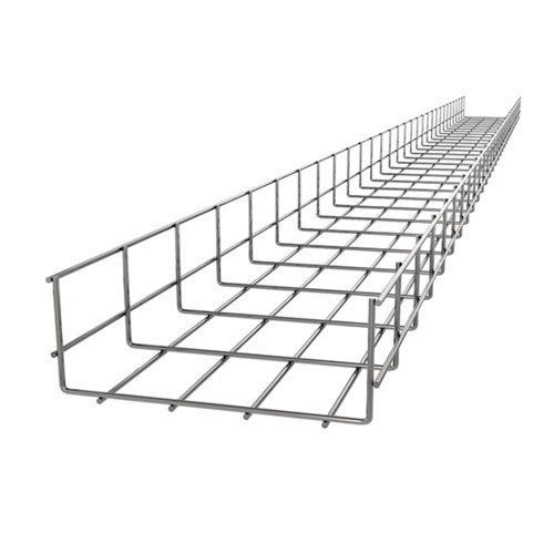 Wire Mesh Cable Tray With Dimension 2500 Mm X 75 Mm And Galvanized Coating