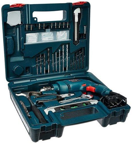 Bosch GSB 500 W 10 RE Professional Corded Electric Drill Tool Kit