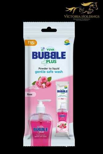 Red Bubble Plus Power To Liquid Gentle Safe Liquid Hand Wash In Rose Flavour