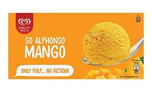 Frozen Dessert Mango Flavor Sweet Taste Yummy And Delicious Ice Cream Age Group: Adults