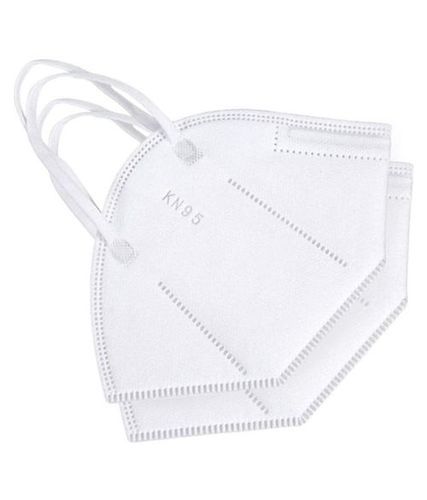 Light Weight N95 White Face Mask With High Breathing Comfort And Protection