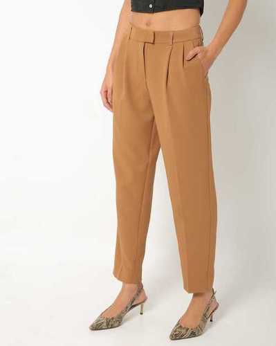Plain Women Cotton Trouser - Cotton, Size S, M, L, XL, XXL, Color Black, Blue, Brown | Anti UV, Breathable, Quick Dry, Double Pockets, Regular Fit