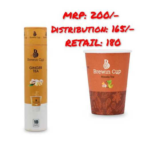 Pure And Organic Brewin Cup Masala Tea Which Consists Of 10 Cups