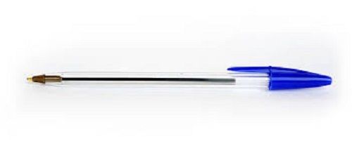 Plastic Stylish Blue Ball Pens With Slim Style Easy To Handle For Writing