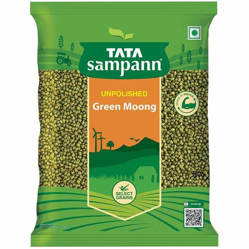 Tata Sampann Unpolished Green Moong Dal Whole Available In 500 Gm Admixture (%): 100%