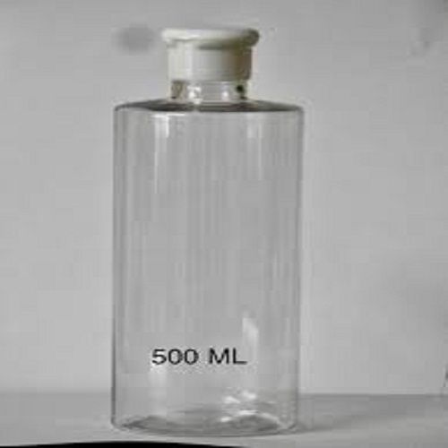 Transparent Packaged Empty Sanitizer Plastic Bottle, Available In 500 Ml