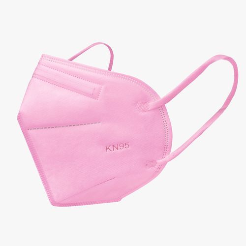 Ultimate Comfort Protective Fine Finished Pink Kn95 Face Mask With Elastic Ear Loop