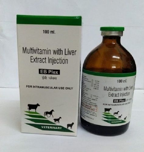 Veterinary Liquid Form Multivitamin With Liver Extraction Injection