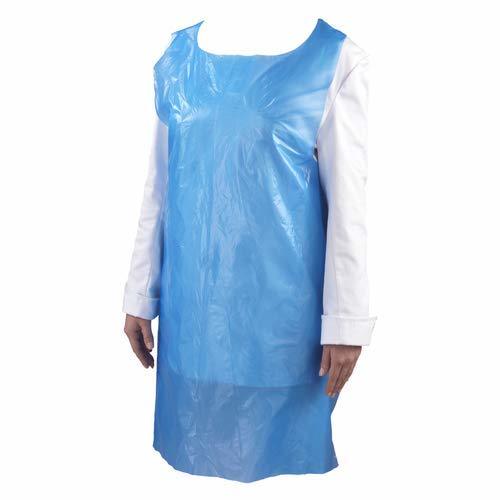 Waterproof Polythene Disposable Plastic Blue Aprons For Cooking Cleaning Length: 2-4 Inch (In)