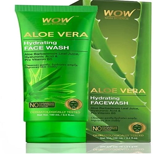 Wow Skin Science Hydrating Aloe Vera Face Wash For All Skin Type Available In 100 Ml