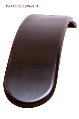 18mm Brown Walnut Wood Curved Sofa Handle For Wooden Furniture