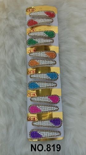 Dual Color Customize Design And Light Weight Fancy Metal Hair Pin For Daily Wear Application: Household