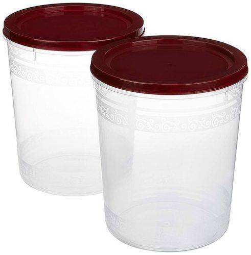 Food Grade Brown Color Plastic Container For Storing Pulses
