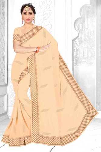 Multi Latest Designer Georgette Saree With 5.5 Meter Length And 0.80 Meter Un-Stitched Blouse Piece