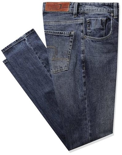 पुरुषों के लिए कैज़ुअल वियर सिंपल और प्लेन ब्लू जींस आरामदायक पैटर्न के साथ फ़ैब्रिक वज़न: 1 ग्राम (G)