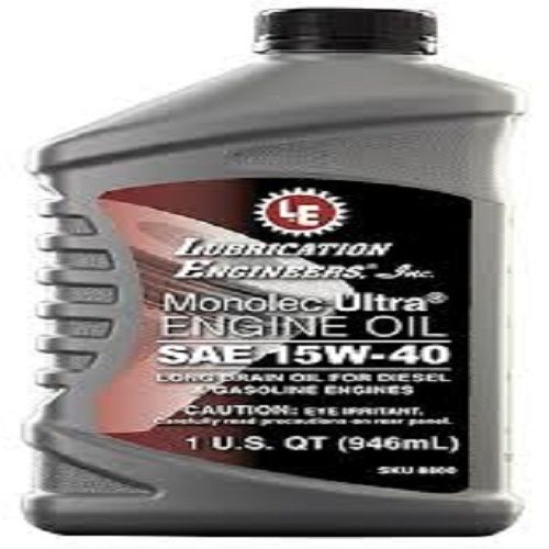 Monolec Sae 15W-40 Lubrication Ultra Engine Oil For Diesel Engines Ash %: 90%