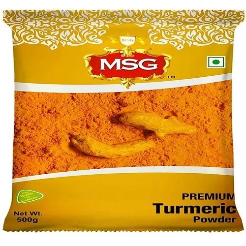 Msg Dried Natural Yellow Premium Quality Turmeric Powder Available In 500 Gm