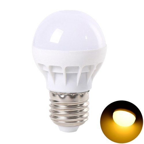 Round Shape White Color 20 Watt Led Bulb Bass Type Usage: Home