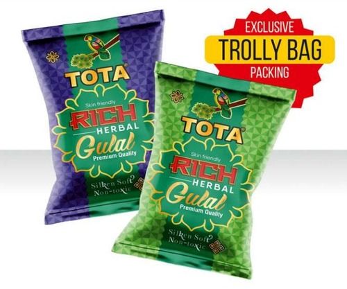 Tota Rich Herbal Gulal 80gm (Pack of 5pc)