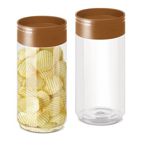 Transparent Plastic Storage Container With Brown Color Lid Grade: Industrial Grade