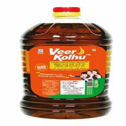 Veer Kolhu Kachi Ghani Mustard Cooking Oil Rich In Vitamin A And D Available In 1 Litre