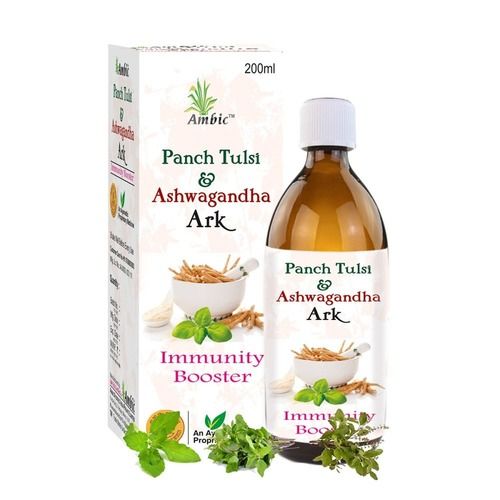 100% Ayurvedic Panch Tulsi And Ashwagandha Ark Age Group: For Adults