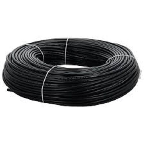 1100 Volts Black Color Pvc Poly Cab Wire For Residential, Commercial, Restaurants, High Rise Buildings, Hotels, 100 Meter Conductor Material: Copper