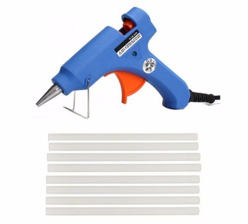 20w Portable Handheld Blue Instant Heating Hot Melt Glue Gun With 7 Mm Stick