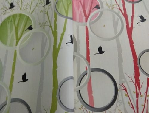 21 Inches Multicolor PVC 3D Wallpaper For Home, Hotels, Office