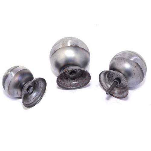 Chrome Finish Round Ss Door Knob For Interior Doors With Anti Rust Properties