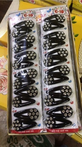 डेली वियर कस्टमाइज़ और लाइट वेट डिज़ाइनर ब्लैक एंटी रस्ट मेटल हेयर पिन एप्लीकेशन: हाउसहोल्ड