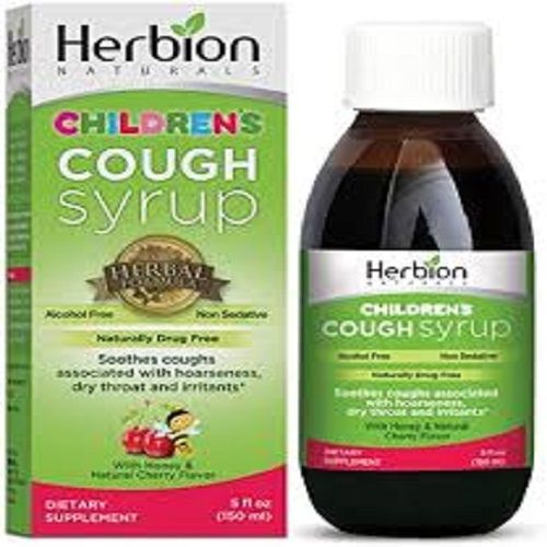 Herbion Naturals Children Ayurvedic Cough Syrup With Natural Honey And Cherry Flavor