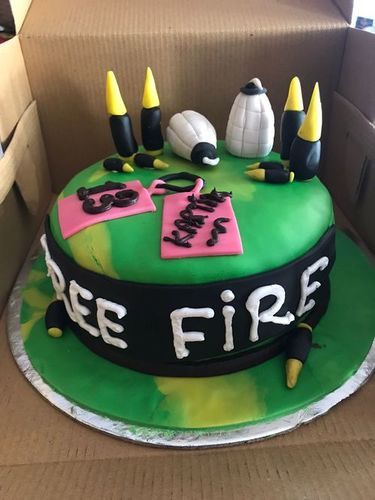 Free Fire Cake Fondant Special (Min-2P) - Vitamin Foods and Cafe