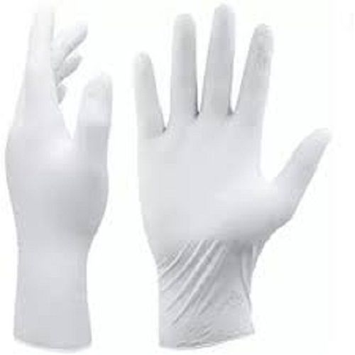 Powder Free White Disposable Non-Sterile Super Grip Latex Gloves