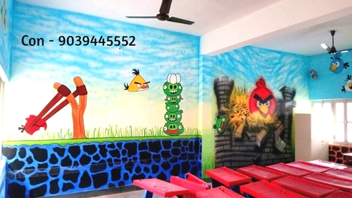 School Wall Decoration Painting Services By School Wall Painting Artist