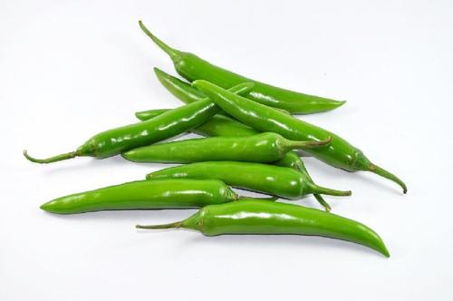 Spicy Natural Taste Chemical Free No Artificial Color Fresh Green Chilli