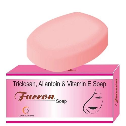 Triclosan Allantoin And Vitamin E Face Womens Soap Bar for All Skin